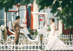 张家港漂亮新娘婚纱摄影的技巧