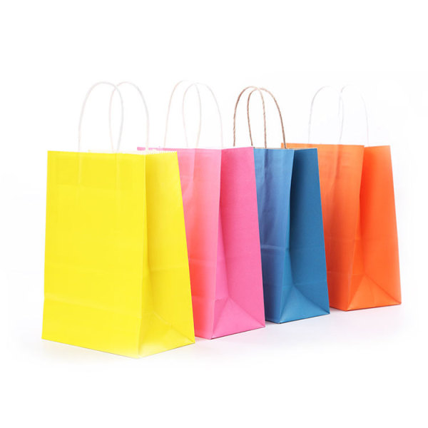 Supplier Design Custom Kraft Paper Bag Shopping With Logo