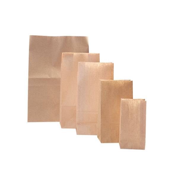 Wholesale Cheap Price Custom Printed Kraft Food Grade Brown Paper Bag