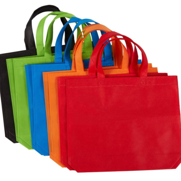 Custom Tote Non-woven Eco Friendly Grocery Strong Supermarket Shopping Bags