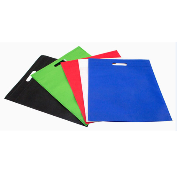 Non Woven Die Cut Bag, D-cut Shopping Bags 80gsm