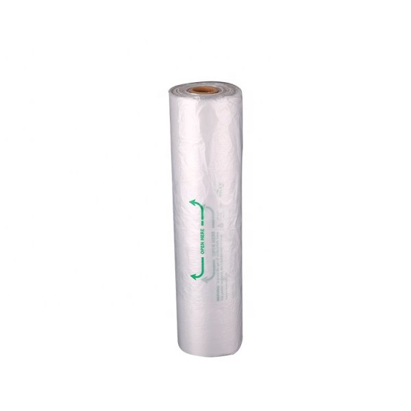 Food Packaging Transparent Hdpe Produce Roll Bag For Fruit Vegetable