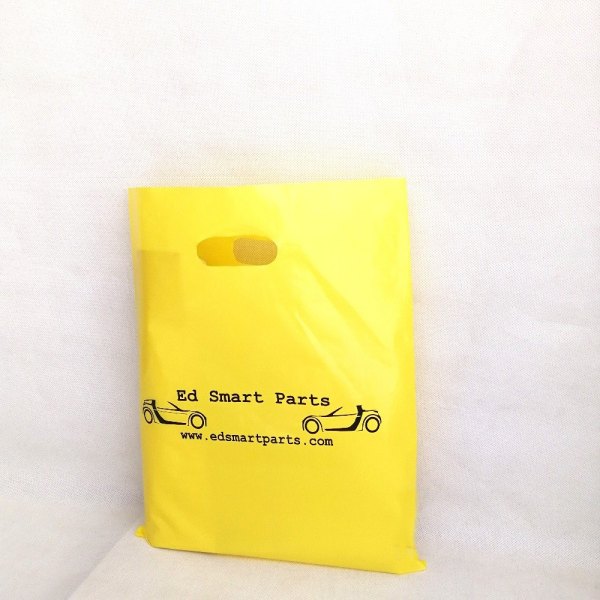 CMYK Printing Recycled Fashionable Custom Design Handle Bags Logo Hot Die Cut Bag