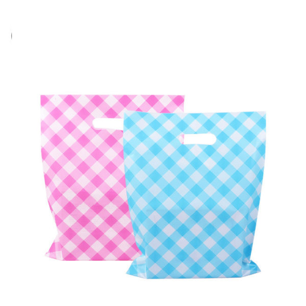 Die Cut Handle Eco Friendly 100% Biodegradable Bags Plastic Shopping Bag With Own Logo