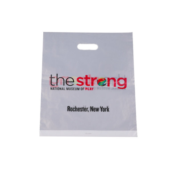 Cheap Supermarket HDPE Rrecycle Plastic T-shirt Shopping Bag With Own Logo