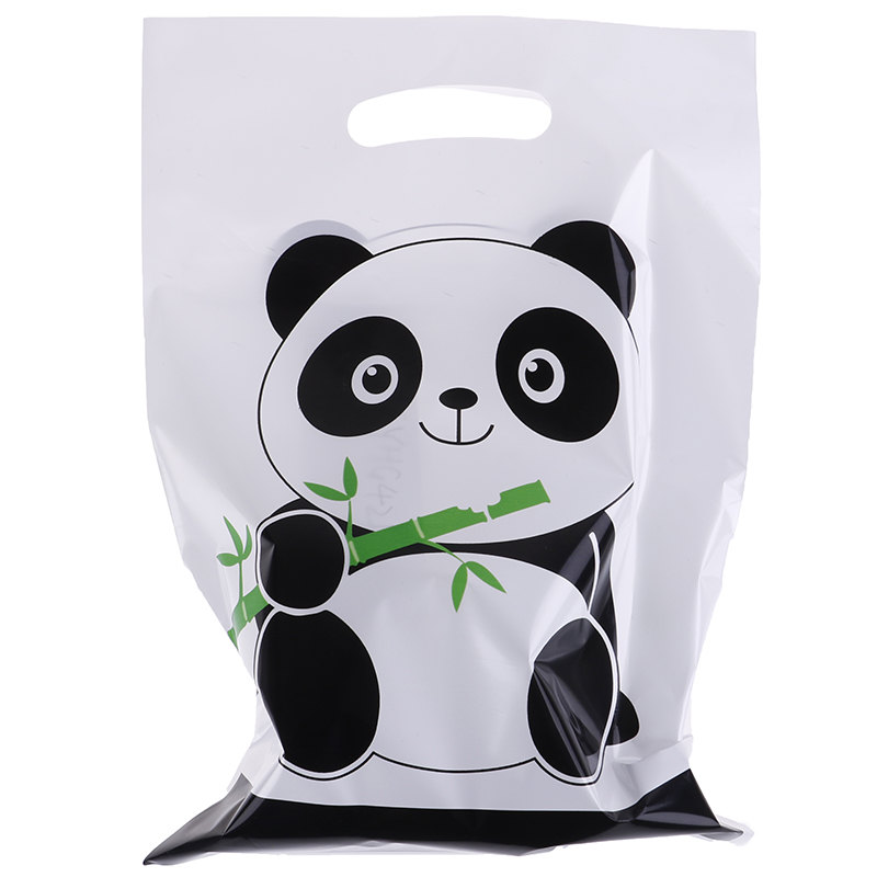 Custom-PE-Die-Cut-Shopping-Bags-Panda