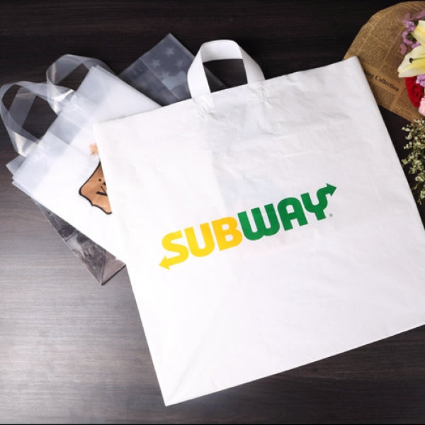 Cambodia Restaurant Takeaway Low Price Custom Logo Printing Plastic Bag Personalized