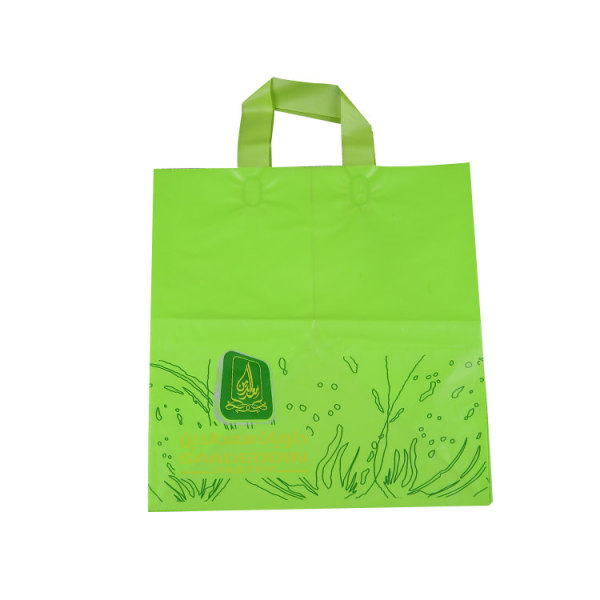 Cambodia Factory Wholesale Reinforced Heavy Duty Reusable Plastic Shopping Bag With Handle