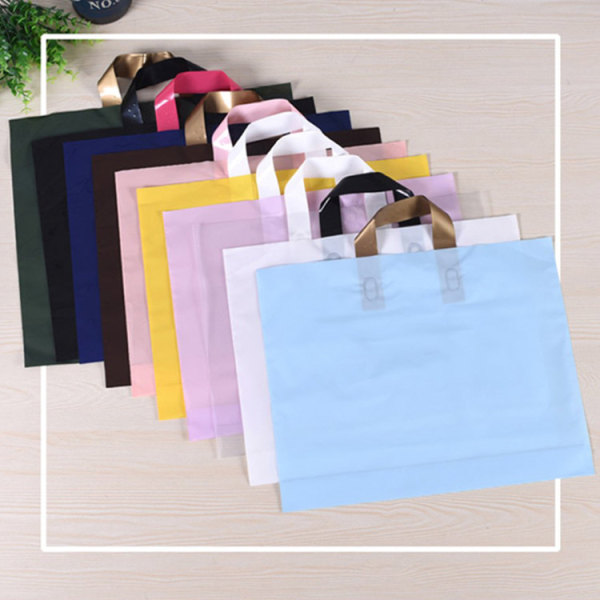 Recyclable Fashion Simplicity Plastic Customized Bag Shopping Eco Bags Foldable