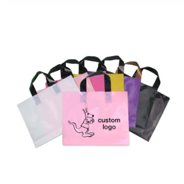 Biodegradable PLA/HDPE Animal Prints Wholesale Plastic Carry Custom Bags