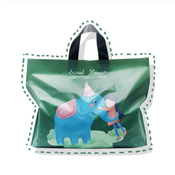 Custom Design Hdpe/Ldpe Shopping Bag With Soft Loop Handles