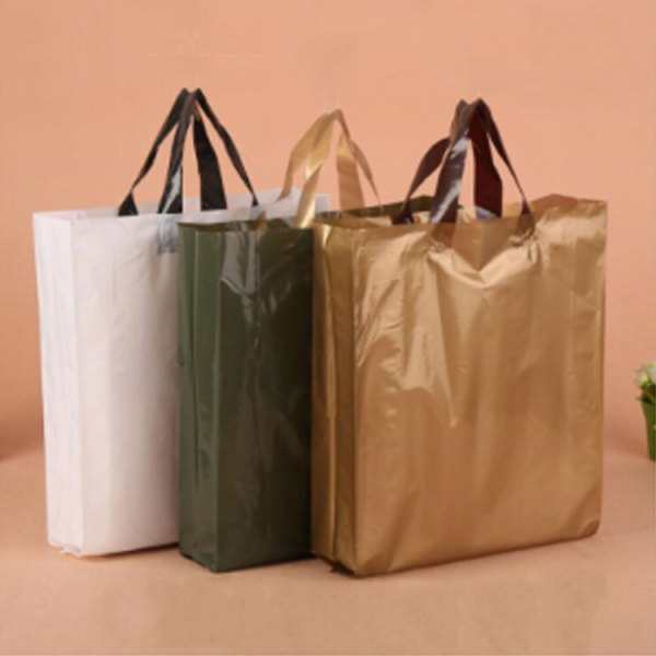 Manufactures Eco Friendly Plastic Waterproof Gift Slogan Bags Shopping