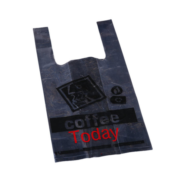 Good Feedback Heavy Duty T-Shirt Plastic Shopping Bag With Personal Logo