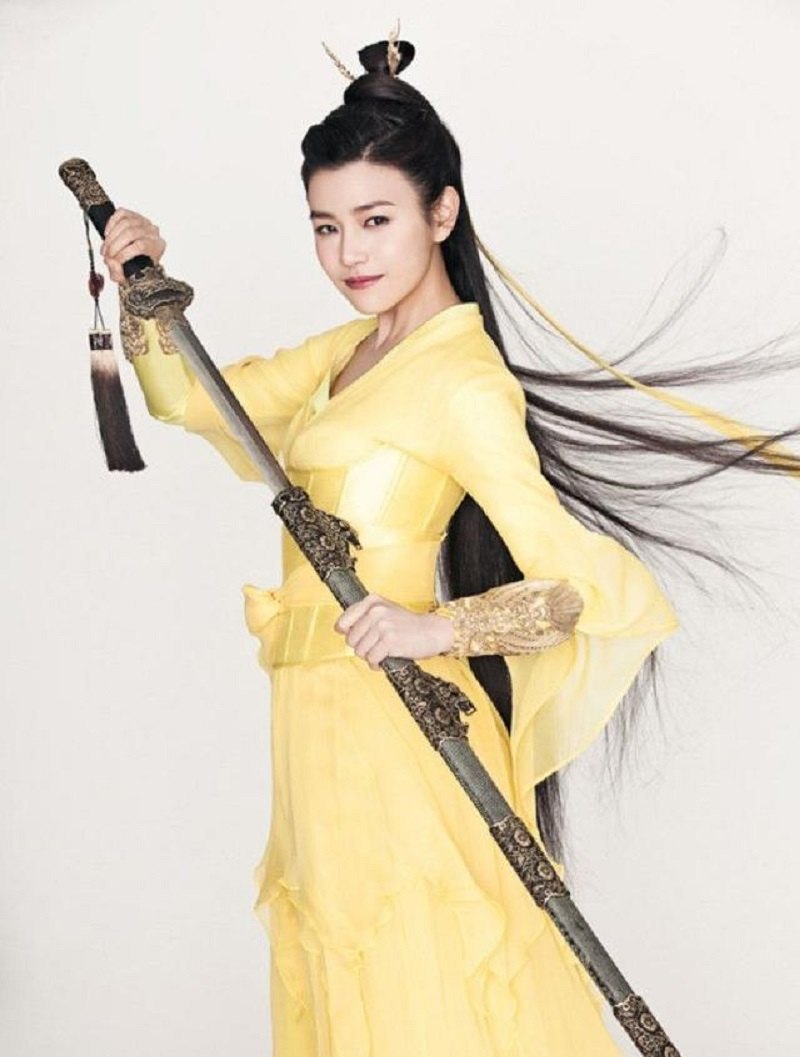 古装美女舞剑的造型到底有多美?