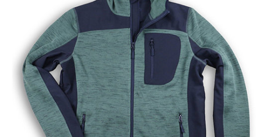 S4160-green Softshell jacket