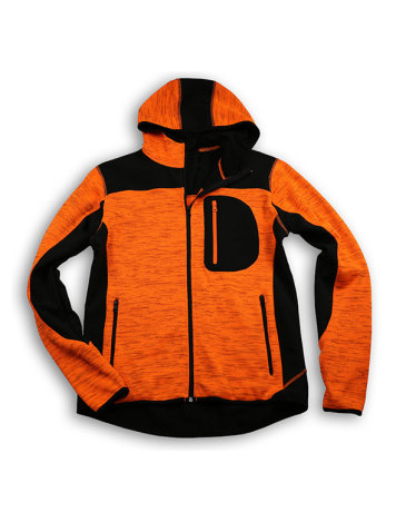 S4160-orange Softshell jacket