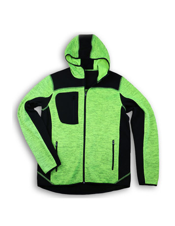 S4160-green Softshell jacket