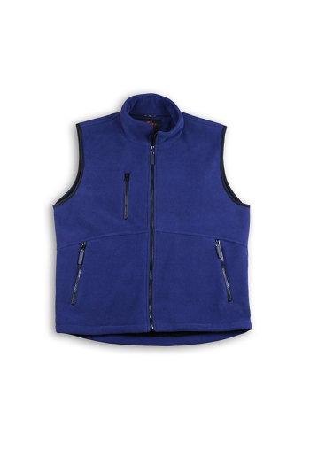 S3002-blue Fleece Vest