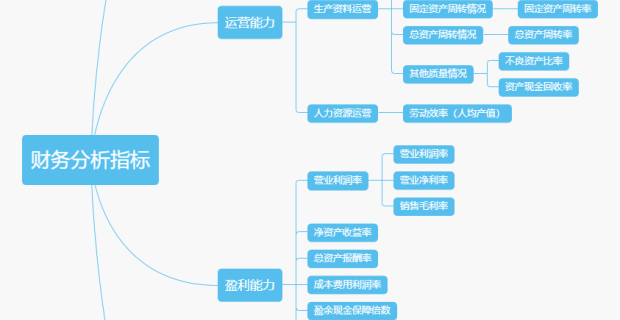 财务指标分析模板（金蝶用友通用）